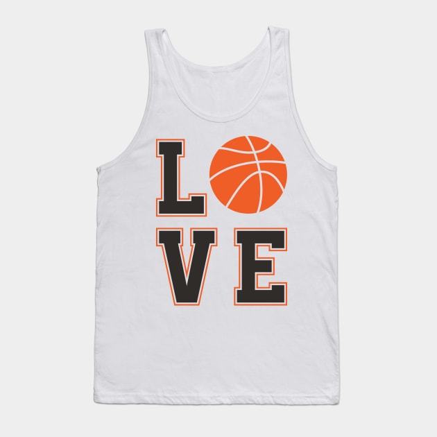 basketball love funny Tank Top by yassinnox